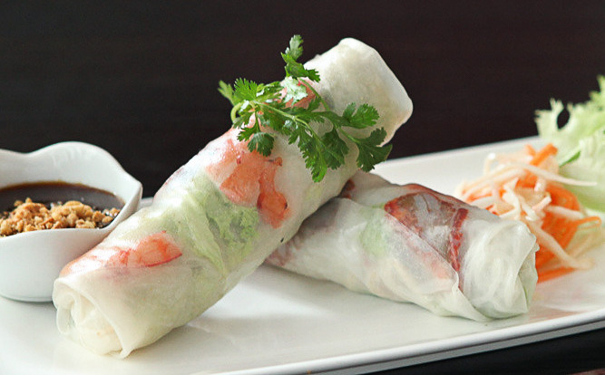 Goi Cuon Ga -  Sommerrollen Hühnerfl. (2 Stk.)